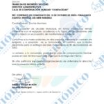 Comunicado para el director de Comfacesar