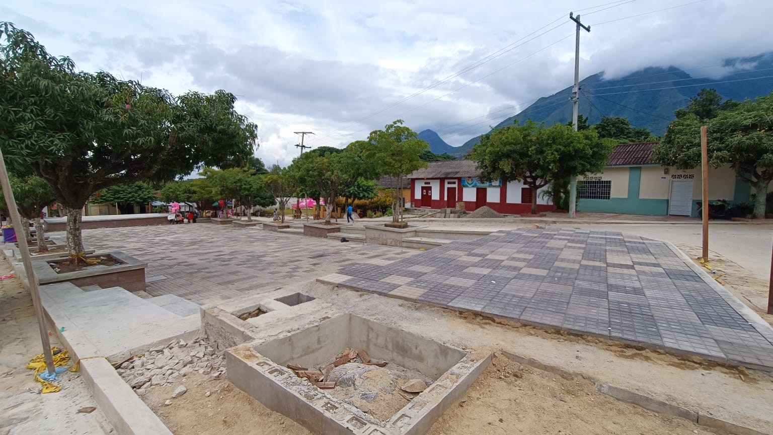 Remodelación de la plaza del corregimiento indígena de Atanquez