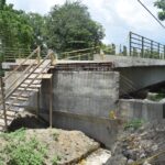 Estado actual del puente Arroyo Grande que conecta a Corozal con Betulia.